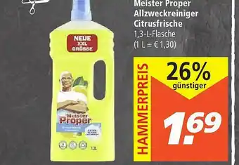 Marktkauf Meister Proper Allzweckreiniger Citrusfrische Angebot