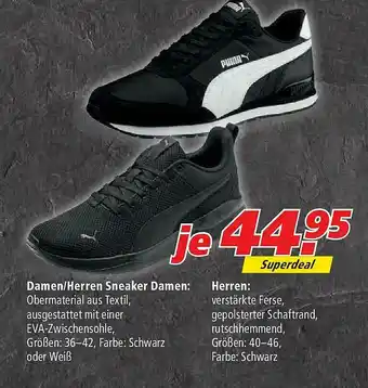 Marktkauf Damen Heren Sneaker Angebot