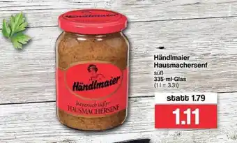 Famila Nord West Händlmaier Hausmachersenf 335ml Angebot