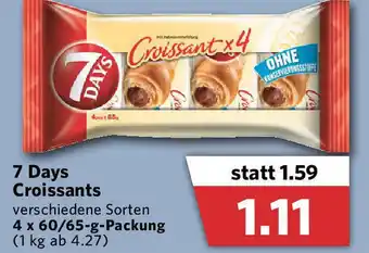 Combi 7 Days Croissants 4x60/65g Angebot