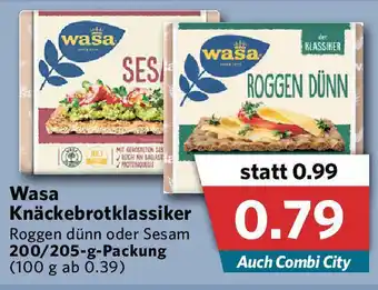 Combi Wasa Knäckebrotklassiker 200/205g Angebot