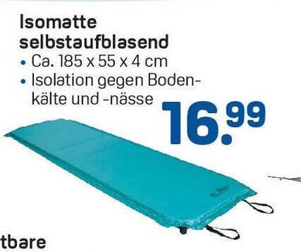 Isomatte selbstaufblasend Angebot bei Rossmann
