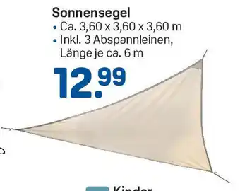 Rossmann Sonnensegel Angebot