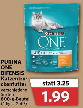 Combi Purina One Bifensis Katzentrockenfutter 800g Beutel Angebot