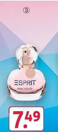 Rossmann Esprit Feel Good oder Rise & Shine oder Essential Woman Eau de Parfum je 20 ml Angebot
