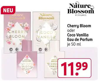 Rossmann Nature Blossom Cherry Bloom oder Coco Vanilla Eau de Parfum je 50 ml Angebot