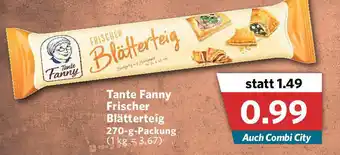 Combi Tante Fanny Frischer Blätterteig 270g Angebot