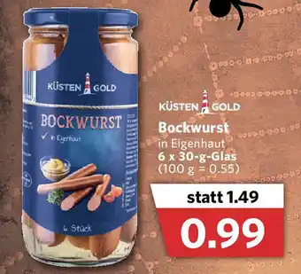 Combi Küsten Gold Bockwurst 6x30g Angebot