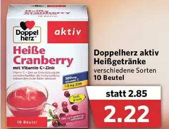 Combi Doppelherz aktiv Heißgetränke Angebot