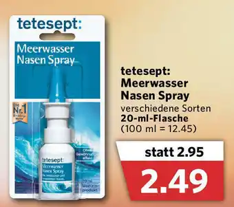 Combi Tetesept: Meerwasser Nasen Spray 20ml Angebot