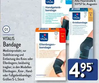 Aldi Nord VITALIS Bandage Angebot