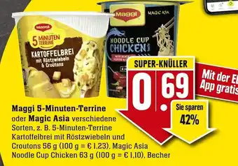 Edeka Neukauf Maggi 5 Minuten Terrine oder Magic Asia Angebot