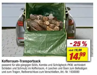 toom Baumarkt Kofferraum-Transportsack Angebot