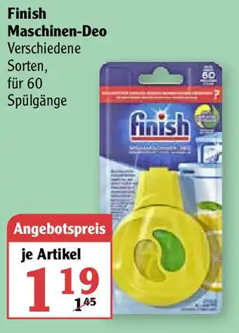 Globus Finish Maschinen Deo Angebot