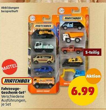 PENNY Mattel Matchbox Fahrzeuge-geschenk-set Angebot