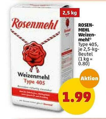 PENNY Rosenmehl Weizenmehl Angebot