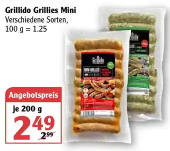 Globus Grillido Grillies Mini 200g Angebot