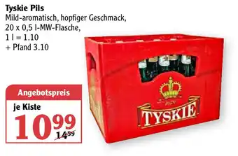 Globus Tyskie Pils 20x0,5L Angebot