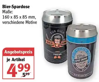 Globus Bier Spardose Angebot