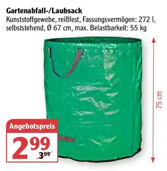 Globus Gartenabfall/Laubsack Angebot