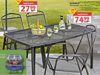 Globus Gartentisch Angebot