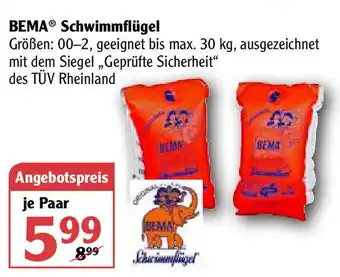 Globus Bema Schwimmflügel Angebot