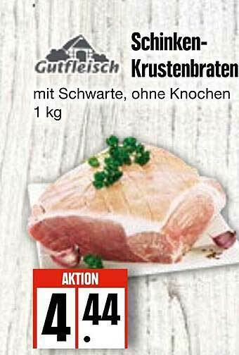 Edeka Frischemarkt Gutfleisch Schinken-krustenbraten Angebot