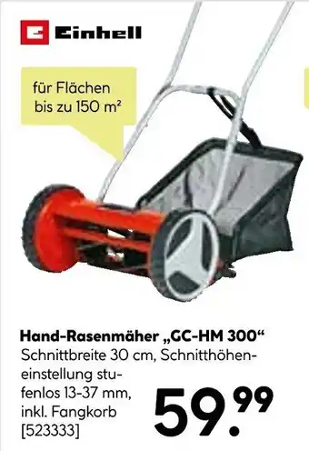 BayWa Bau & Garten Einhell Hand-Rasenmäher,,GC-HM 300" Angebot