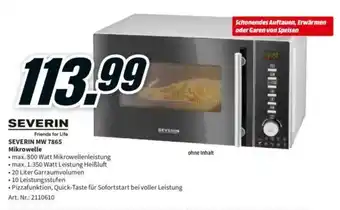 MediaMarkt Severin MW 7865  Mikrowelle Angebot