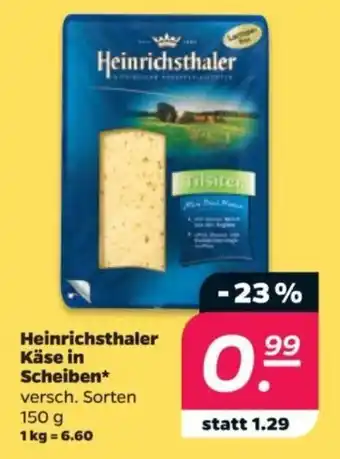 NETTO Heinrichsthaler Käse in Scheiben versch. Sorten 150 g Angebot