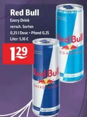 Getränke Hoffmann Red Bull Energy Drink 0,25L Dose Angebot