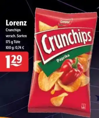 Getränke Hoffmann Lorenz Crunchips 175g Angebot