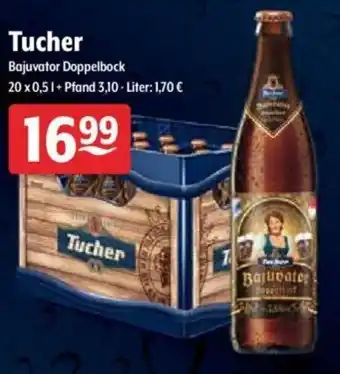 Getränke Hoffmann Tucher Bajuvator Doppelbock 20x0,5L Angebot