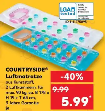 Kaufland COUNTRYSIDE Luftmatratze Angebot