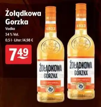 Getränke Hoffmann Zoladkowa Gorzka 0,5L Angebot