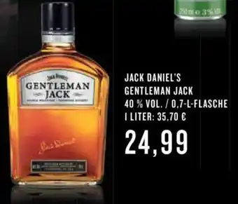 Getränke Hoffmann Jack Daniel's Gentleman Jack 0,7L Angebot