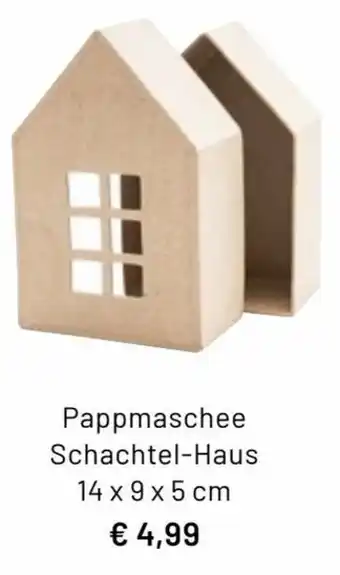 Idee Creativmarkt Pappmaschee Schachtel Haus Angebot