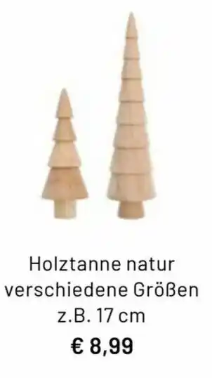 Idee Creativmarkt Holztanne natur Angebot