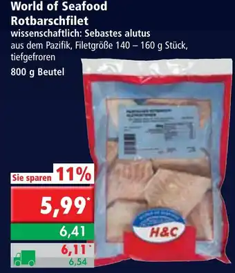 L. STROETMANN GROSSMARKT World of Seafood Rotbarschfilet 800g Angebot