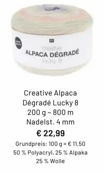 Idee Creativmarkt Creative Alpaca Dégradé Lucky 8 Angebot