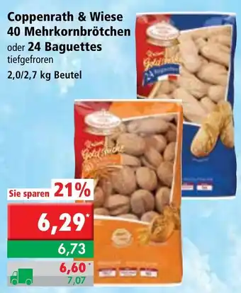 L. STROETMANN GROSSMARKT Coppenrath & Wiese 40 Mehrkornbrötcehn oder 24 Baguettes Angebot