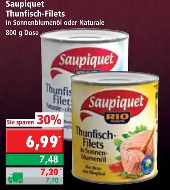 L. STROETMANN GROSSMARKT Saupiquet Thunfisch-Filets 800g Angebot