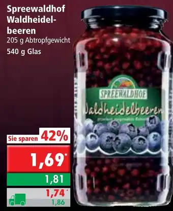 L. STROETMANN GROSSMARKT Spreewaldhof Waldheidelbeeren 540g Angebot