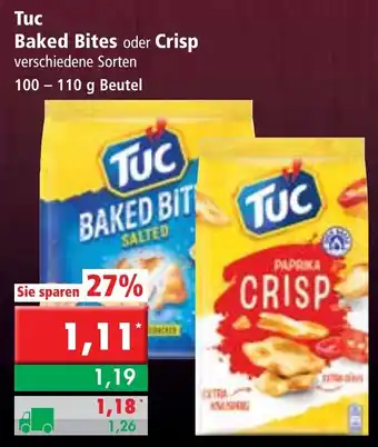 L. STROETMANN GROSSMARKT Tuc Baked Bites oder Crisp 100-110g Beutel Angebot