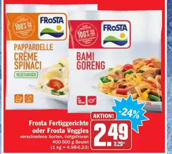 Hit Frosta Fertiggerichte oder Frosta Veggies 400-500g Beutel Angebot