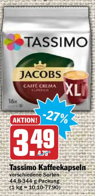 Hit Tassimo Kaffeekapseln 44,8-344g Angebot