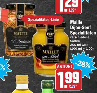 Hit Maille Dijon Senf Spezialitäten 200ml Angebot