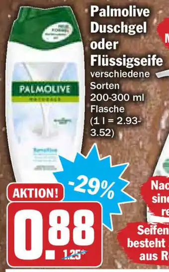 Hit Palmolive Duschgel oder Flüssigseife 200-300ml Angebot