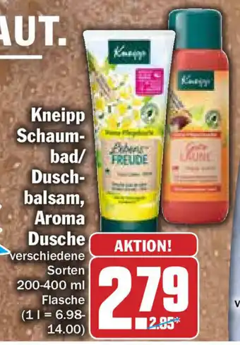 Hit Kneipp Schaumbad/Duschbalsam, Aroma Dusche 200-400ml Angebot