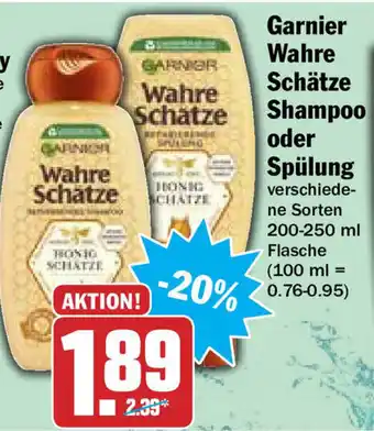 Hit Garnier Wahre Schätze Shampoo oder Spülung 200-250ml Angebot